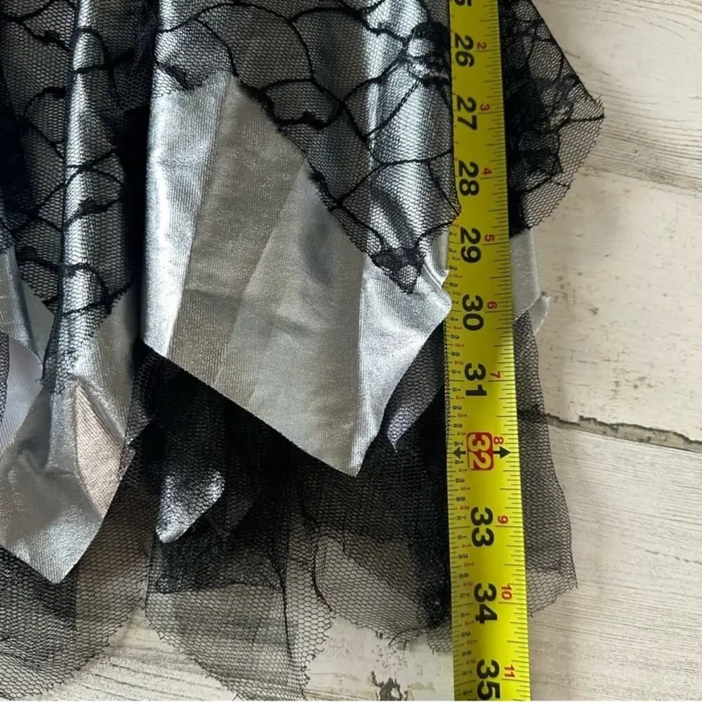 Amscan‎ Halloween Black and Silver Fallen Angel Costume Girls Children 14-16Y